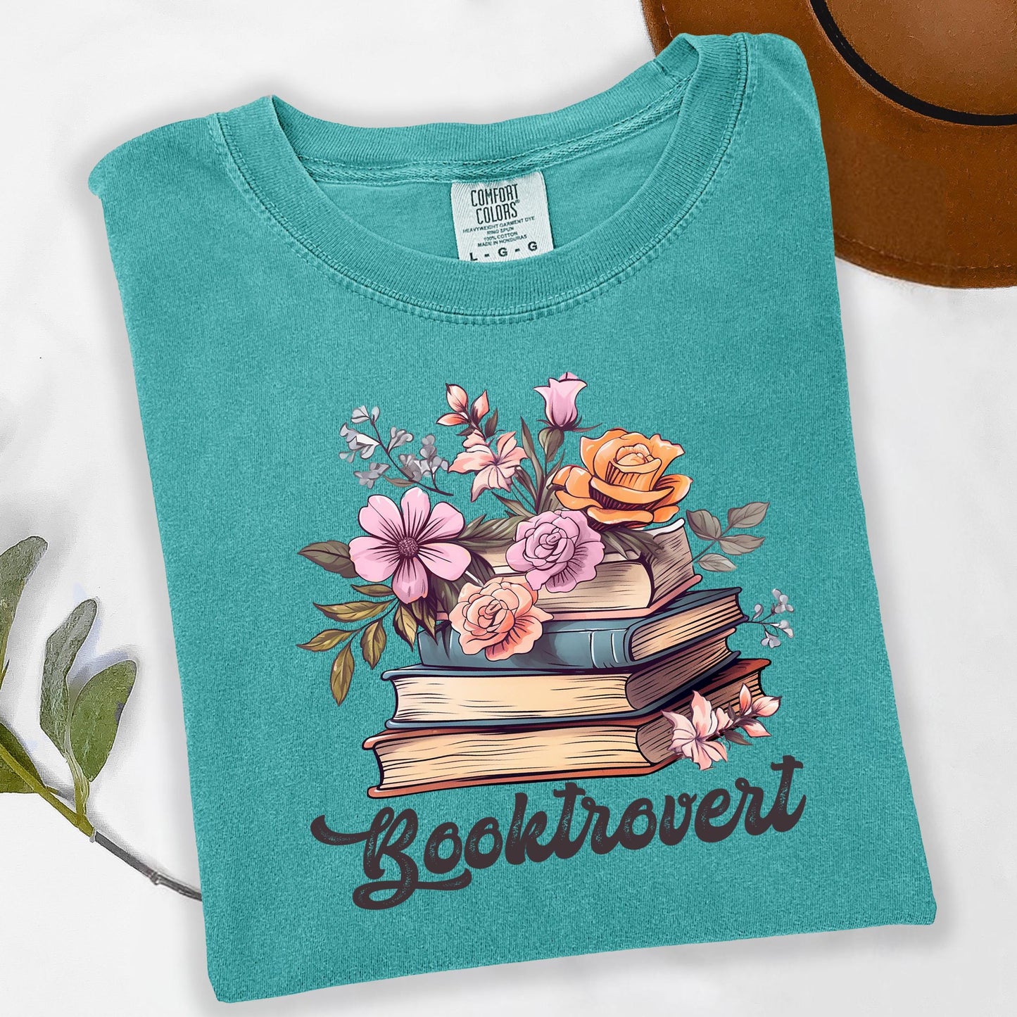 Comfort Colors® Booktrovert Shirt, Wildflower Book Shirt, Book Lovers Gifts, Gifts For Book Lovers, Book Shirts For Women, Bookish Gifts