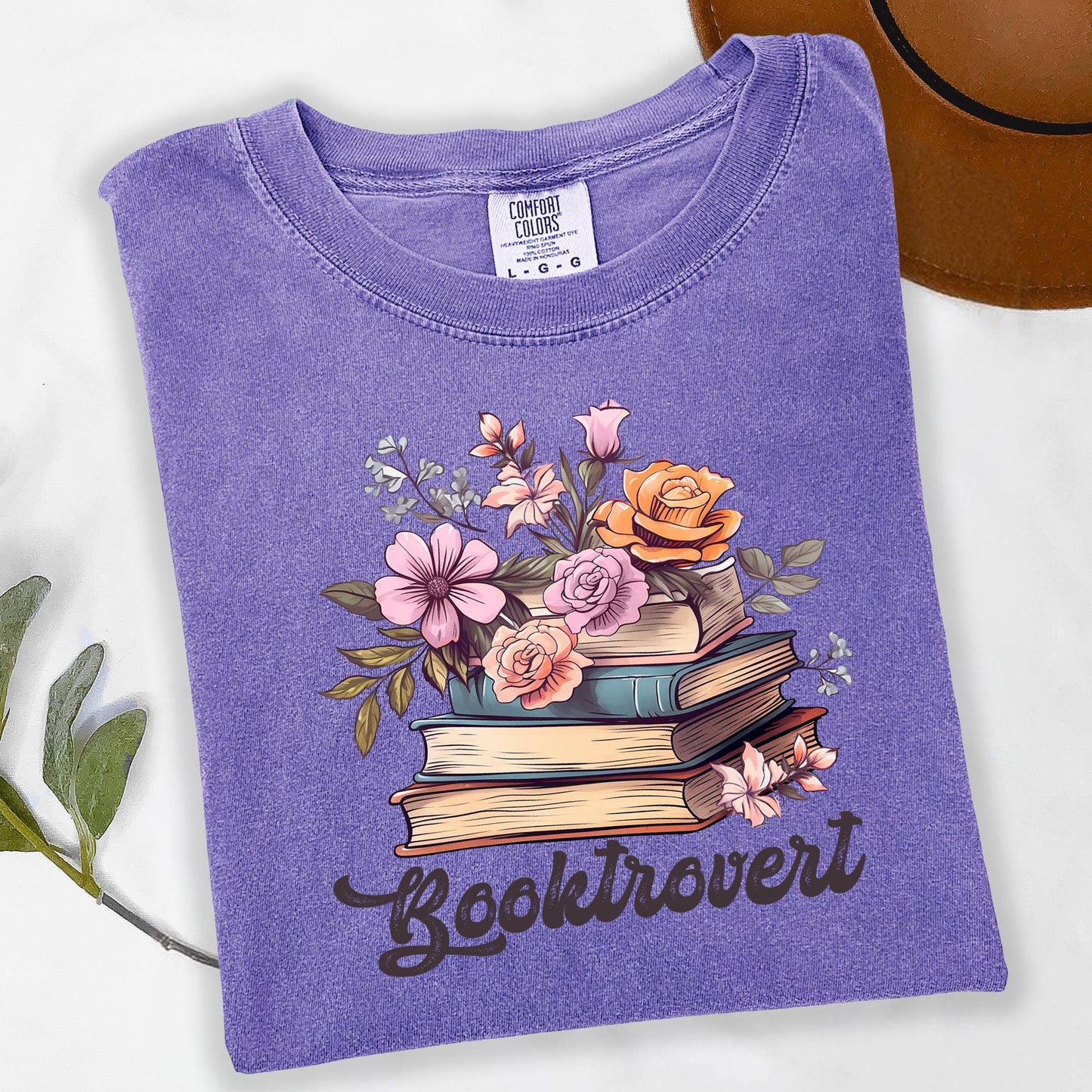 Comfort Colors® Booktrovert Shirt, Wildflower Book Shirt, Book Lovers Gifts, Gifts For Book Lovers, Book Shirts For Women, Bookish Gifts