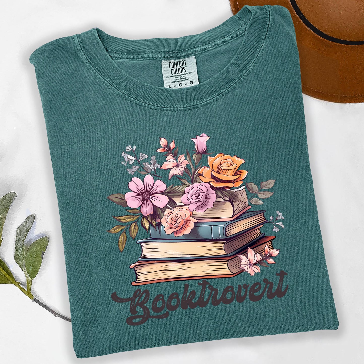 Comfort Colors® Booktrovert Shirt, Wildflower Book Shirt, Book Lovers Gifts, Gifts For Book Lovers, Book Shirts For Women, Bookish Gifts