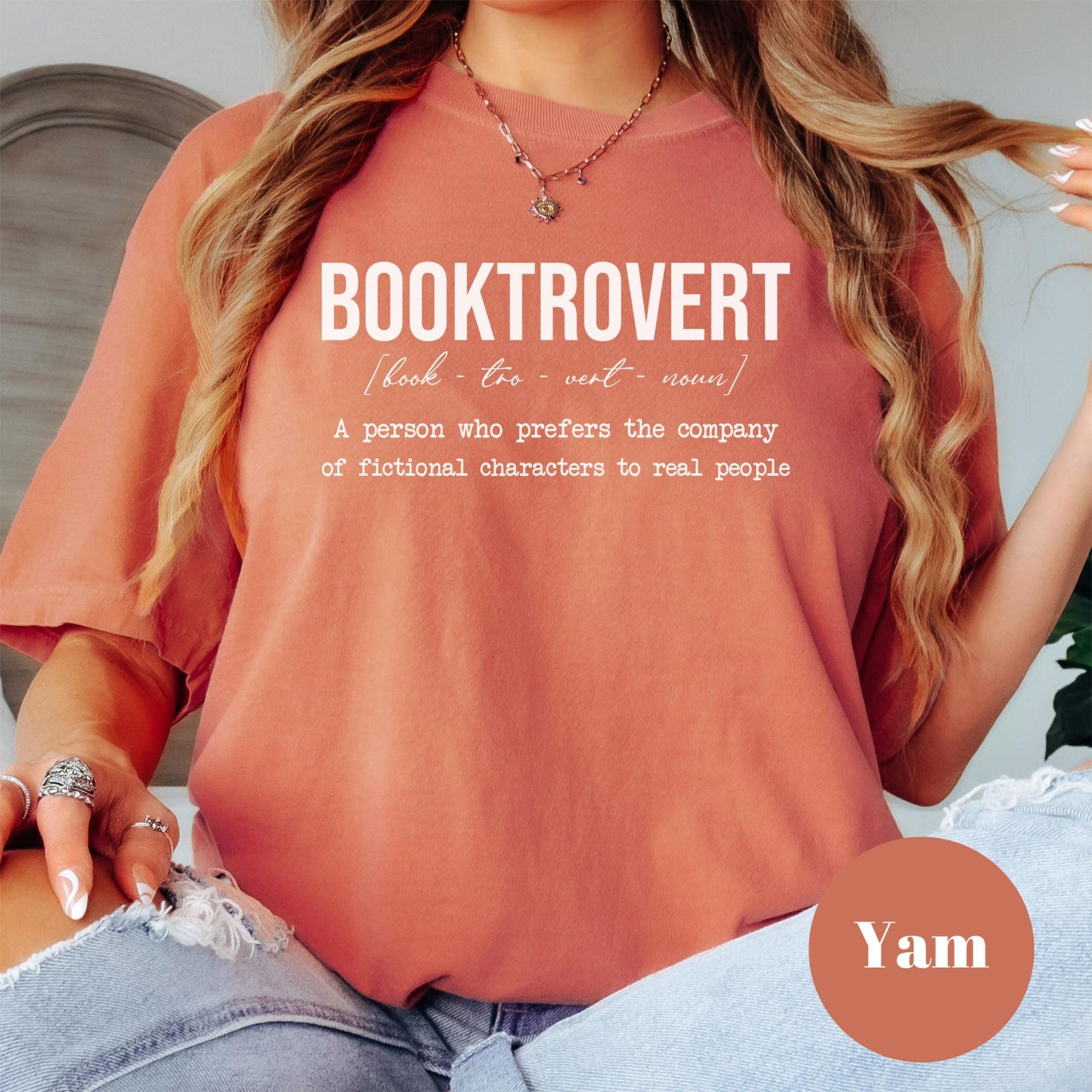 Booktrovert Shirt, Funny Book Lover Tee, Comfort Colors® T-Shirt, Introvert Gift for Readers, Bibliophile Aesthetic, Bookish Graphic Tee