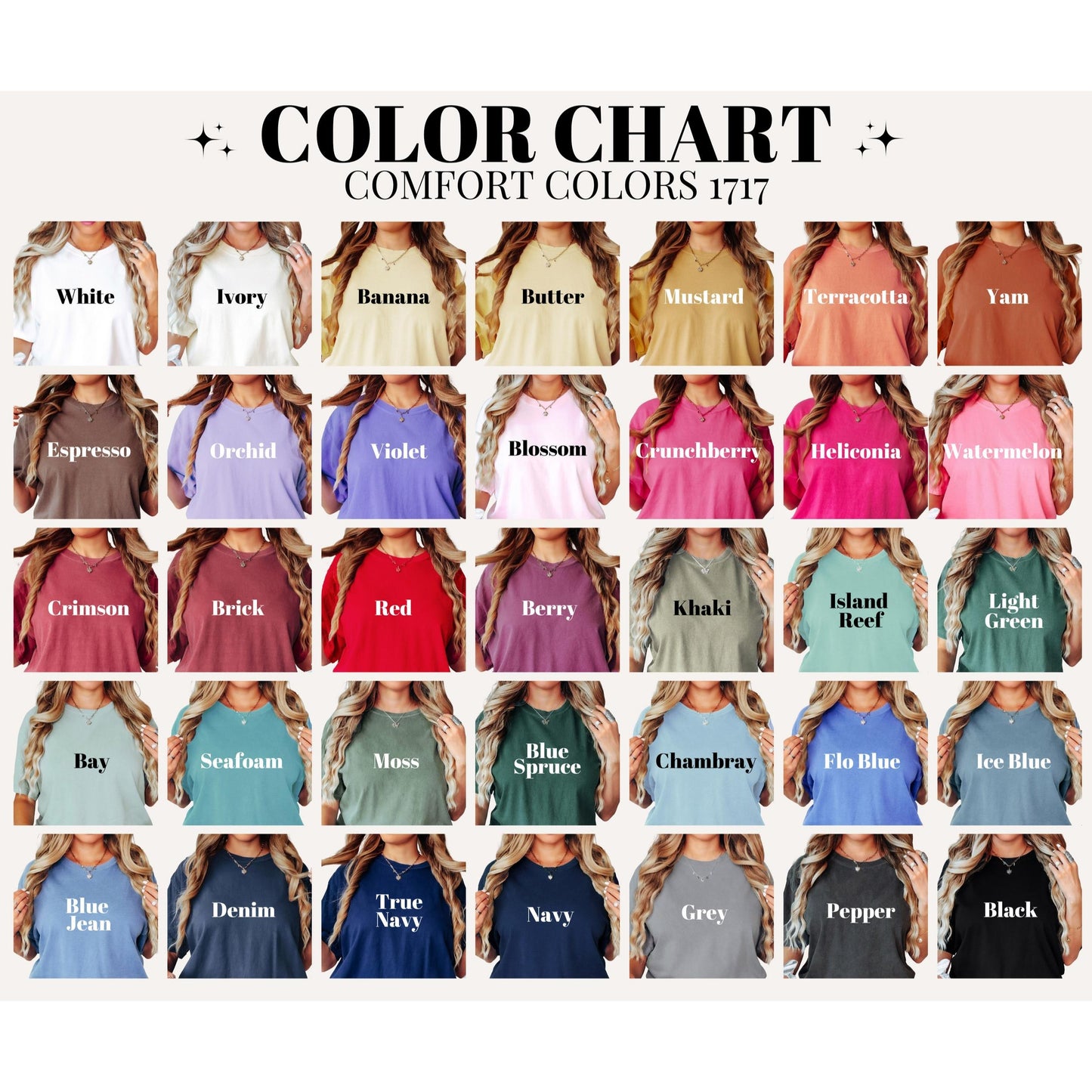 Women of the Bible Comfort Colors® Shirt, Christian Graphic Tee for Women, Bible Study Shirt, Faith Based Gift, Religious Floral T-Shirt