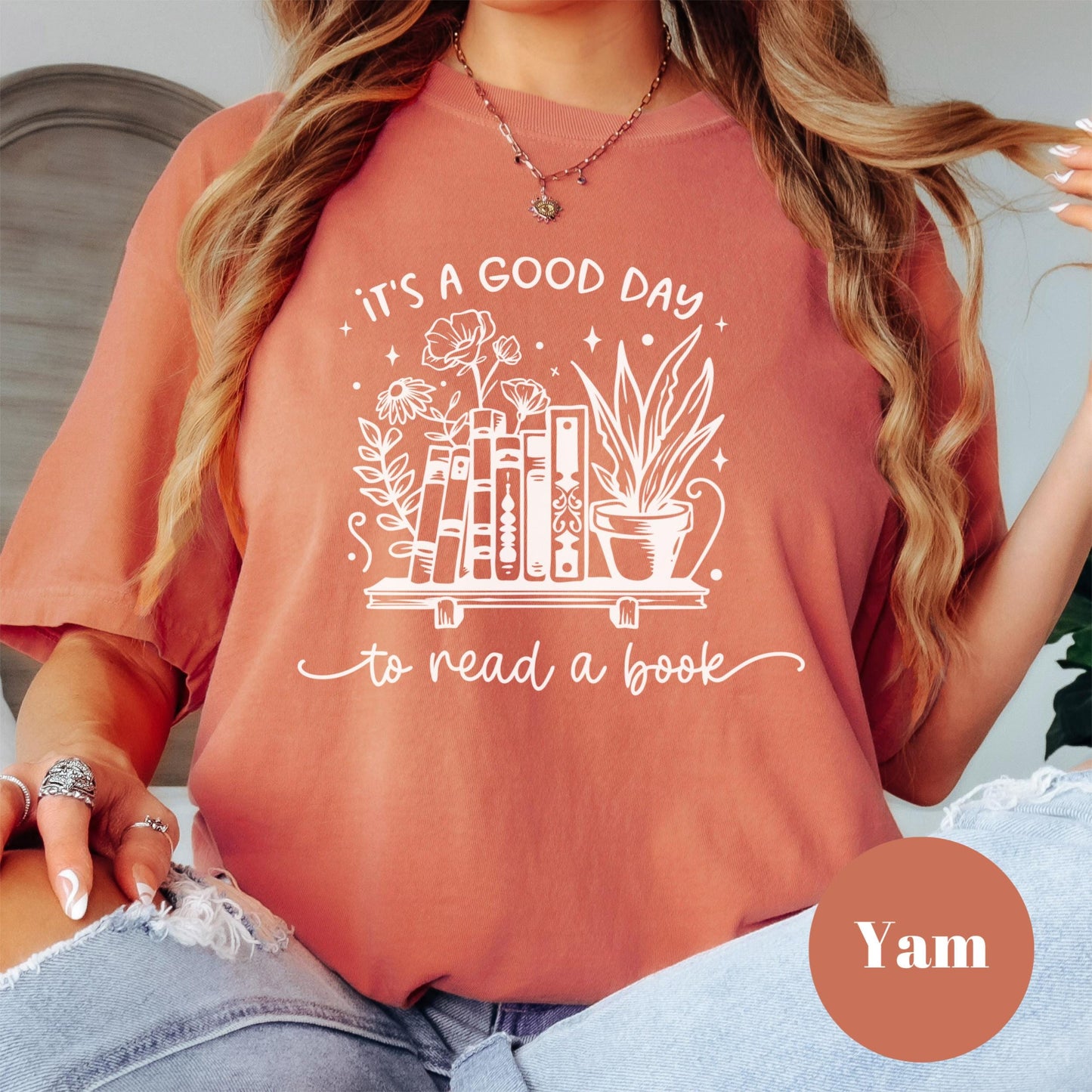Good Day to Read a Book Shirt, Cozy Book Comfort Colors® Shirt, Book Lover Tee, Book Stack Shirt, Reading Gift for Women, Bookish Tee