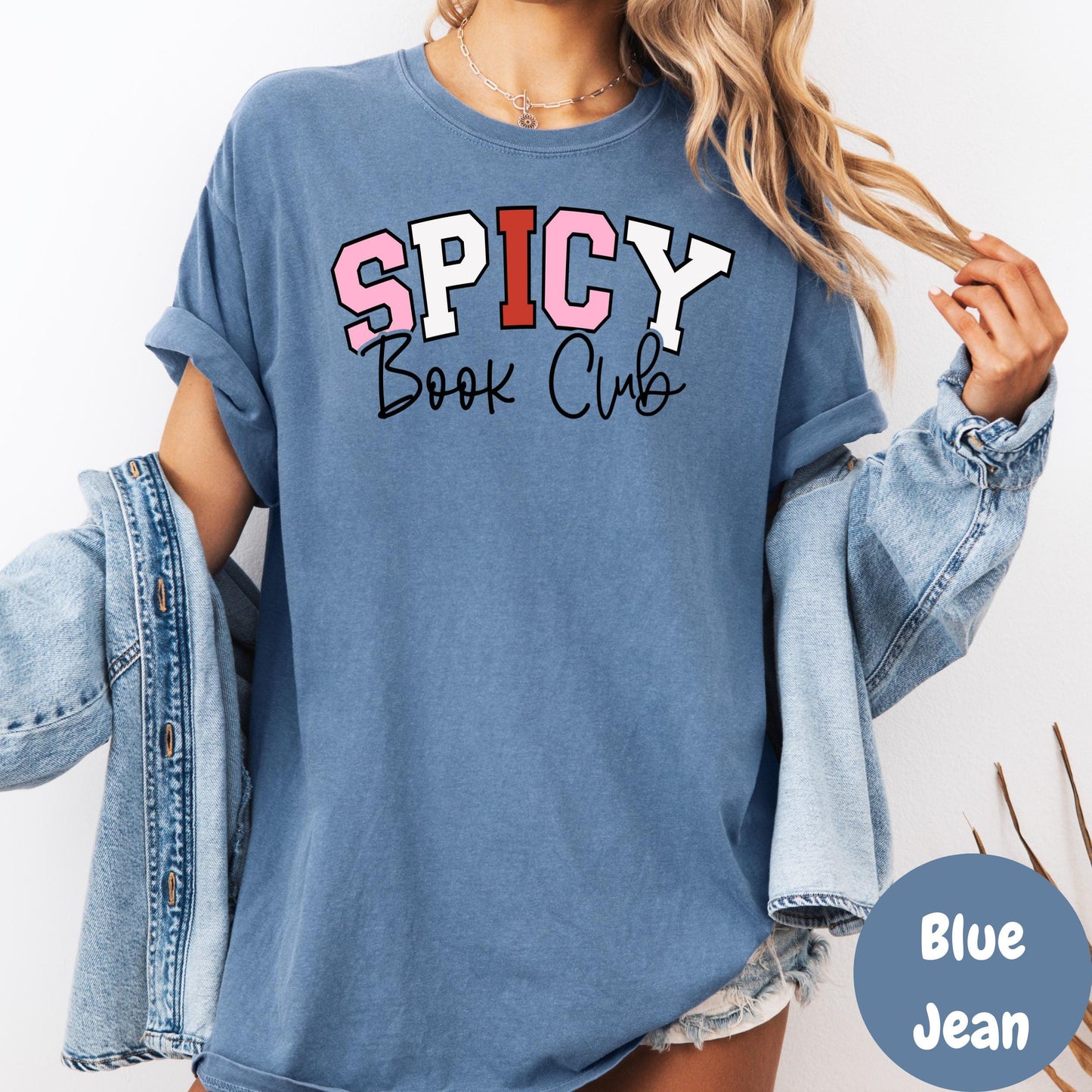 Spicy Book Club Shirt, Comfort Colors® Romance Reader Tee, Smut Book Shirt, Bookish Gift for Her, Spicy Reads Shirt, Book Club Outfit