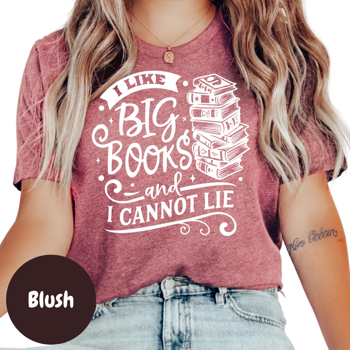 I Like Big Books Shirt, Funny Book Lover Tee, I Cannot Lie Reading Shirt, Bookish Graphic T-Shirt, Cute Bookworm Gift, TBR Stack Shirt