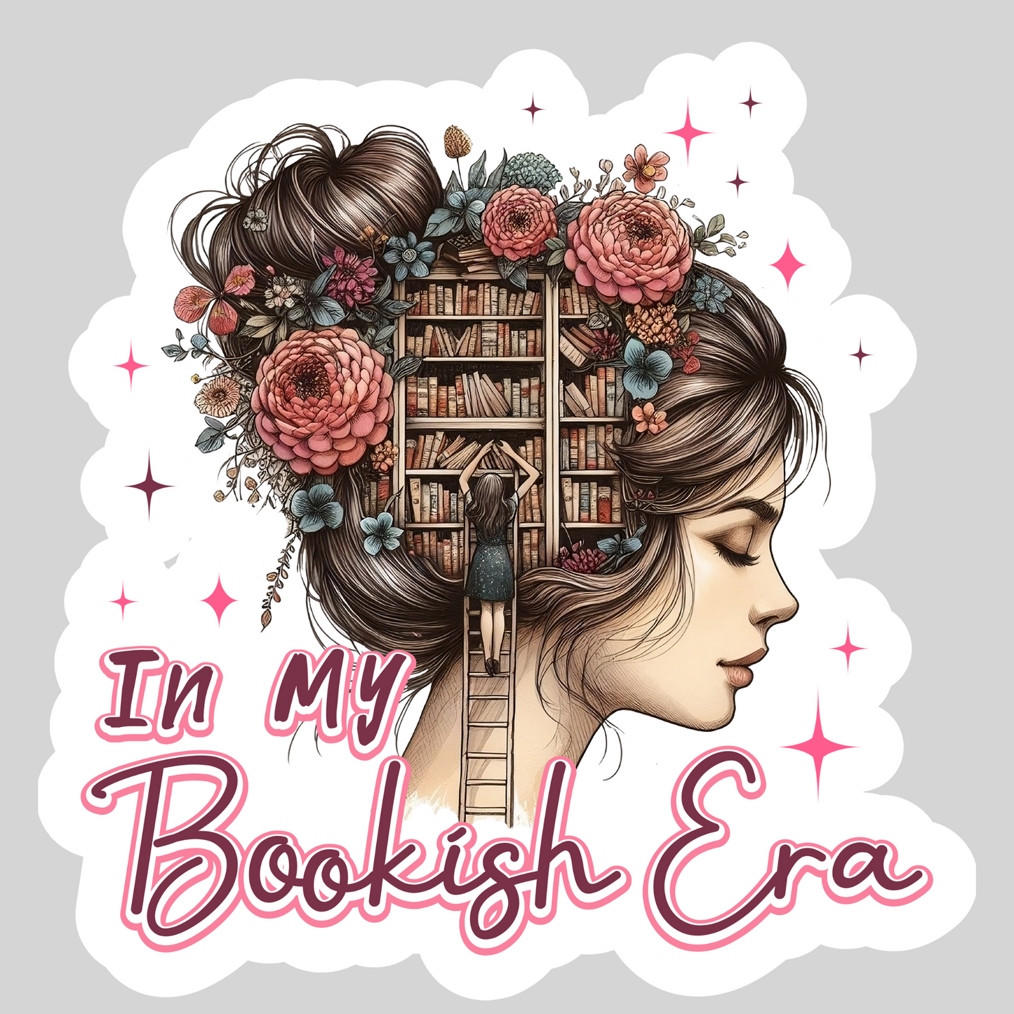 In My Bookish Era – 3" Waterproof Bookish Sticker with Holo Overlay – Reading, Books, Reader Gift, Book Lover