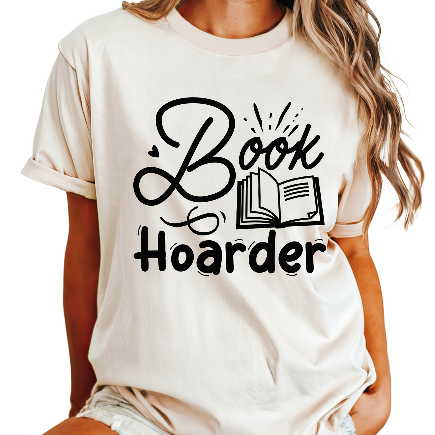 Book Hoarder Shirt – Funny Book Lover Tee, Perfect Gift for Avid Readers, Great for Mom, Sister, Wife, or Daughter, Unique Literary Apparel