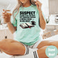 Funny Book Lover Shirt, Comfort Colors® Tee, Suspect Reading Shirt, Bookish Humor Tee, Late Night Reader Gift, Bookworm Shirt