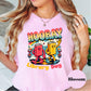 Hooray Library Day Comfort Colors® Shirt, Cute Book Lover Graphic Tee, Teacher or Librarian Shirt, Reading Day Shirt, Retro Book Tee