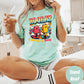 Hooray Library Day Comfort Colors® Shirt, Cute Book Lover Graphic Tee, Teacher or Librarian Shirt, Reading Day Shirt, Retro Book Tee