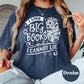 I Like Big Books Shirt, Funny Book Comfort Colors® Shirt, Book Lover Tee for Women, Reading Shirt, Stack of Books Tee, Bookish Gift Idea