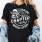 Just a Chapter Shirt, Comfort Colors® Shirt, Gothic Book Lover Tee, Inspirational Reading Shirt, Skull Book Shirt, Mental Health Gift