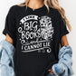 I Like Big Books Shirt, Funny Book Comfort Colors® Shirt, Book Lover Tee for Women, Reading Shirt, Stack of Books Tee, Bookish Gift Idea