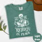 Let Me Read in Peace Shirt, Gothic Book Comfort Colors® Shirt, Funny Book Lover Tee, Skeleton Reading Shirt, Dark Academia Gift, Spooky Book
