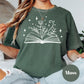 Magical Book Floral Shirt, Comfort Colors® Book Lover Tee, Cozy Reading Shirt, Aesthetic Bookish Shirt, Introvert Gift, Literary Graphic Tee