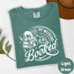 My Weekend Is All Booked Shirt, Gothic Book Comfort Colors® Shirt, Dark Academia Reading Tee, Skull Book Lover Gift, Spooky Bookish Shirt