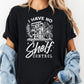 I Have No Shelf Control Shirt, Funny Book Comfort Colors® Shirt, Book Lover Tee for Women, Punny Reading Shirt, TBR Stack Tee, Bookish Gift