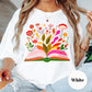Open Book Floral Shirt, Comfort Colors® Reading Shirt, Colorful Book Lover Gift, Botanical Reader Tee, Whimsical Bookish T-Shirt
