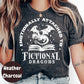 Emotionally Attached to Dragons Shirt, Fictional Dragon T-Shirt, Bookish Graphic Tee, Fantasy Book Lover Shirt, Reading Gift for Her