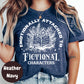 Emotionally Attached T-Shirt, Fictional Character Shirt, Book Lover Graphic Tee, Bookish Gift Shirt, Reading T-Shirt, Cute Reader Tee