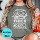 Thick and Spicy Book Shirt, Spicy Book Lover Tee, I Like Them Thick & Spicy Shirt, Funny Bookish T-Shirt, Romance Book Gift for Her