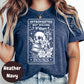 Introverted Book Shirt, But Willing to Discuss Books Tee, Funny Bookish Graphic Shirt, Goth Reader Gift, Skull Book Lover T-Shirt