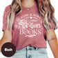 Just a Girl Who Loves Books Shirt, Cute Book Lover Tee, Bookish Graphic T-Shirt, Reading Gift for Her, Bibliophile T-Shirt