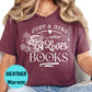 Just a Girl Who Loves Books Shirt, Cute Book Lover Tee, Bookish Graphic T-Shirt, Reading Gift for Her, Bibliophile T-Shirt