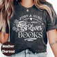 Just a Girl Who Loves Books Shirt, Cute Book Lover Tee, Bookish Graphic T-Shirt, Reading Gift for Her, Bibliophile T-Shirt