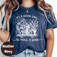 Good Day to Read a Book Shirt, Bookish Graphic Tee, Cozy Reading T-Shirt, Cute Book Lover Gift, Floral Book Stack Shirt, Reader Tee