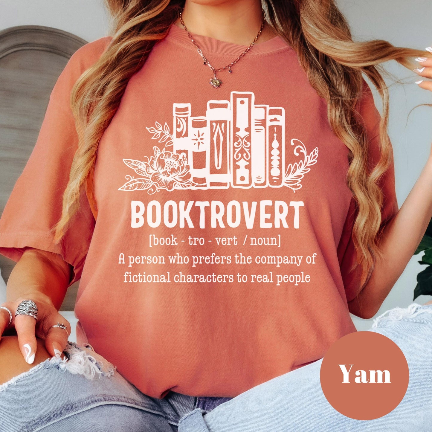 Booktrovert Shirt Definition Tee, Comfort Colors® Bookish Shirt, Funny Introvert Book Lover Gift, Book Reading Tee, Reading Shirt for Women