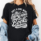 Just a Girl Who Brings Books Shirt, Comfort Colors® Bookish Tee, Funny Book Lover Gift, Introvert Reading Shirt, Cute Reader Graphic Tee