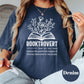 Booktrovert Shirt with Floral Graphic, Comfort Colors® Bookish Tee, Introvert Reading Shirt, Fiction Lover Gift, Book Girl Graphic Tee