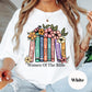 Women of the Bible Shirt, Floral Books Comfort Colors® Tee, Christian Tee, Bible Verse Shirt, Religious Faith Shirt, Christian Woman Gift