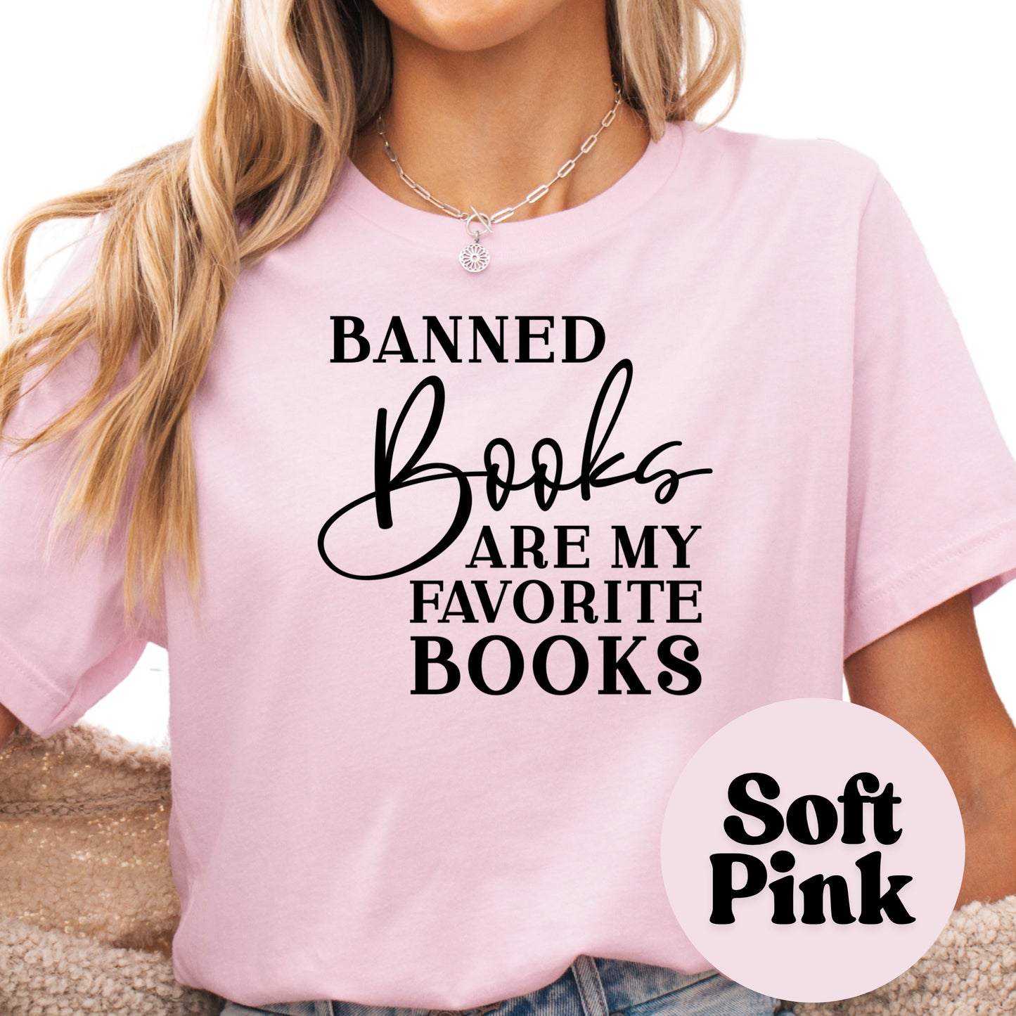 Banned Books Are My Favorite Books Shirt – Book Ban Protest Tee – Teacher Librarian Book Shirt – Free Speech Reader Gift – Bookish Tee