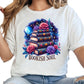 Bookish Soul Shirt – Fantasy Book Lover Tee – Floral Galaxy Book Stack Shirt – Magical Reader Gift – Whimsical Bookish Graphic Tee