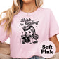 Shhh I'm Reading Shirt – Retro Book Lover Tee – Vintage Reading Graphic Shirt – Quiet Time Book Tee – Pinup Style Reader Gift