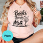 Books Are My Therapy Shirt – Book Lover Graphic Tee – Coffee and Books Reading Shirt – Bookish Self Care Gift – Literary Escape Tee