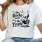 I Like Books More Than I Like People Shirt – Funny Skeleton Reading Tee – Bookish Anti-Social Shirt – Book Lover Graphic Tee – Gothic Book Shirt
