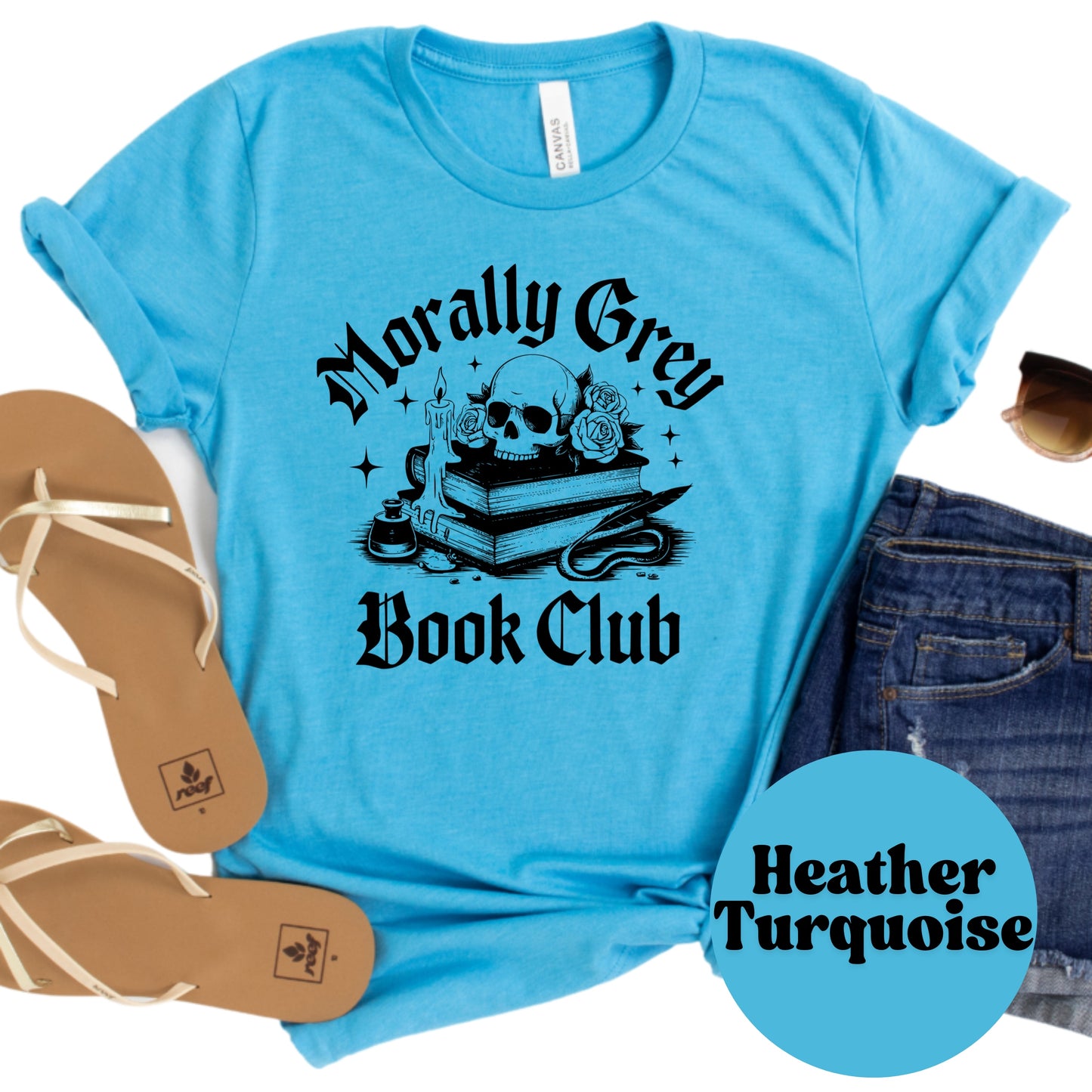 Morally Grey Book Club Shirt – Dark Book Trope Tee – Fantasy Reader Shirt – Gothic Book Lover Gift – Villain Era Reading Shirt