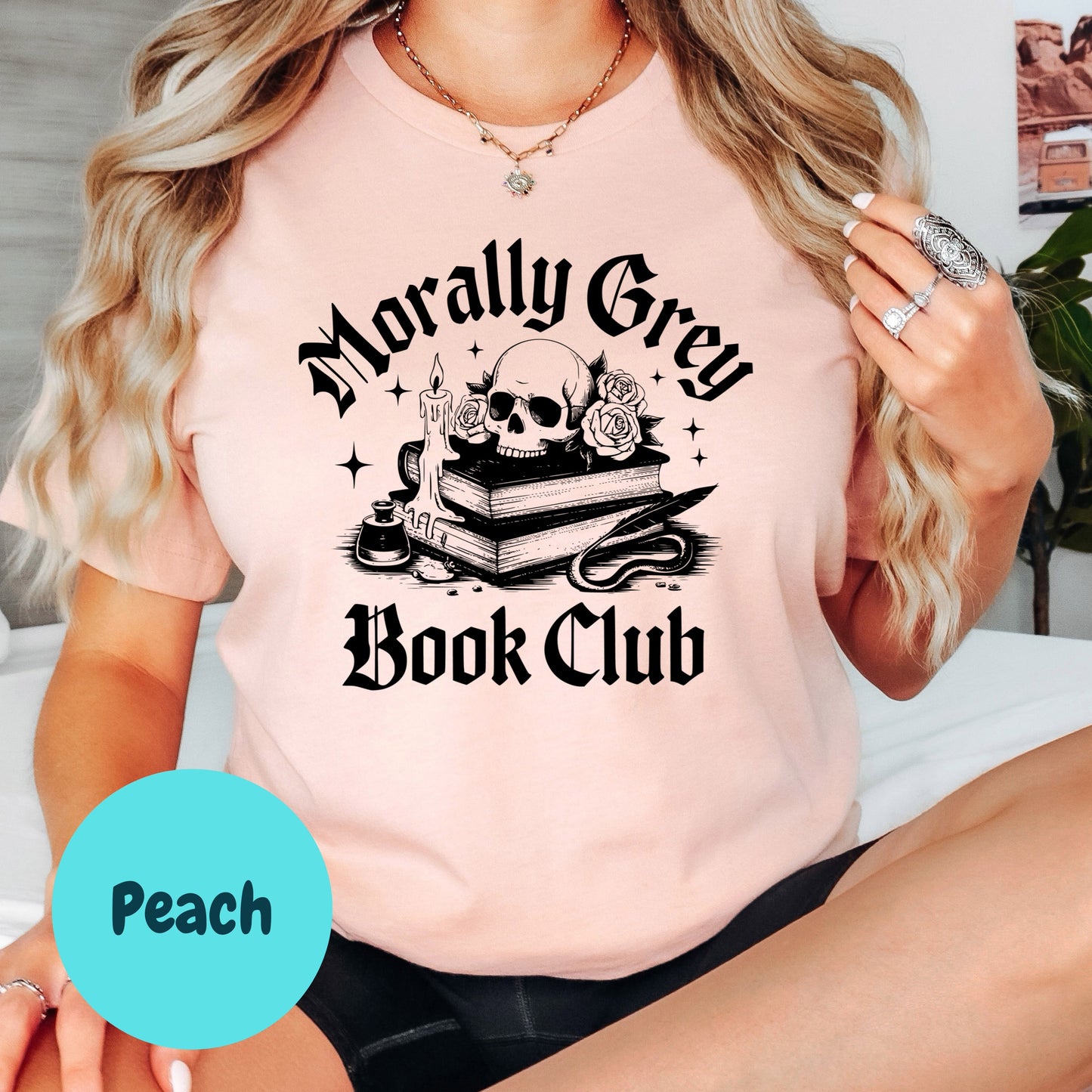 Morally Grey Book Club Shirt – Dark Book Trope Tee – Fantasy Reader Shirt – Gothic Book Lover Gift – Villain Era Reading Shirt
