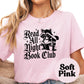 Read All Night Book Club Shirt – Funny Book Lover Tee – No Sleep Reading Gift – Raccoon Reader Shirt – Late Night Bookworm Top