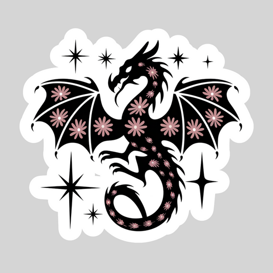 Dragon Wingleaders – 3" Waterproof Bookish Sticker with Holo Overlay – Reading, Books, Reader Gift, Book Lover