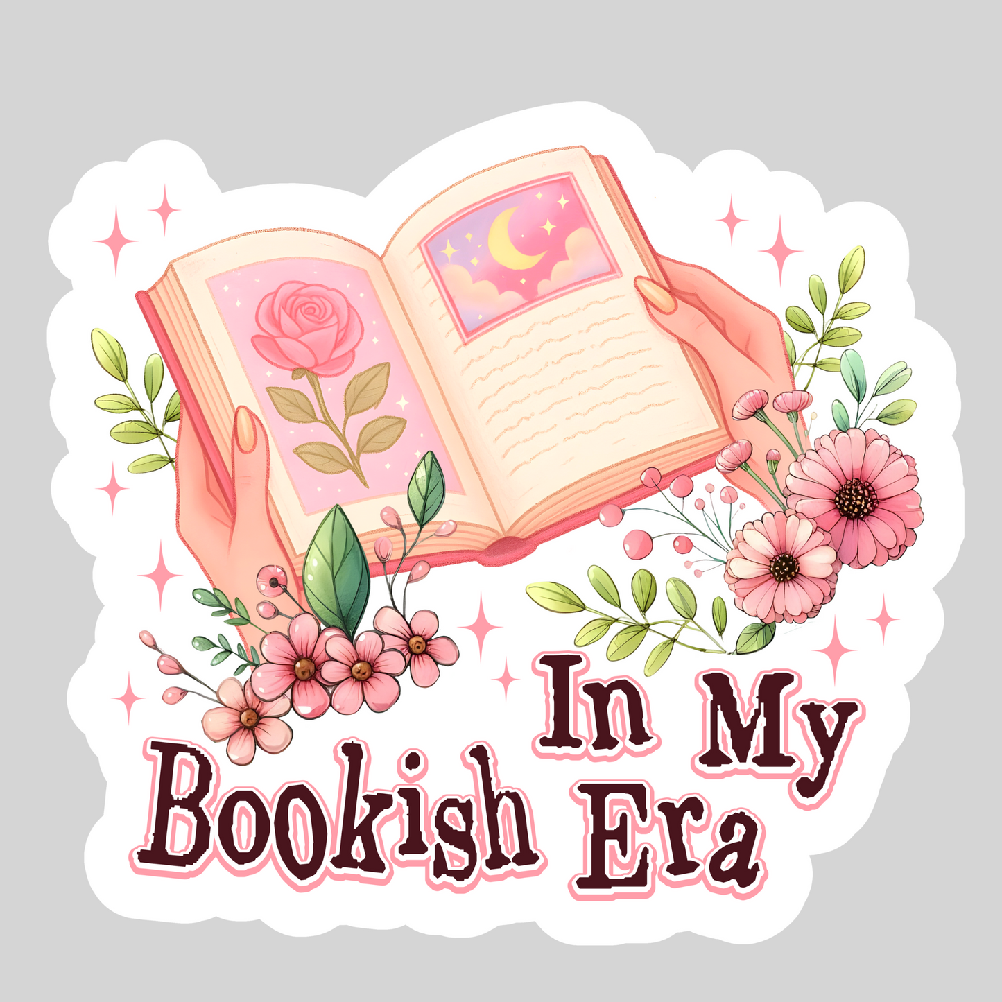 In My Bookish Era – 3" Waterproof Bookish Sticker with Holo Overlay – Reading, Books, Reader Gift, Book Lover