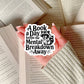 A Book a Day Keeps the Mental Breakdown Away – 3" Waterproof Bookish Sticker with Holo Overlay – Reading, Books, Reader Gift, Book Lover