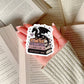 A Book A Day Keeps Reality Away Dragon – 3" Waterproof Bookish Sticker with Holo Overlay – Reading, Books, Reader Gift, Book Lover