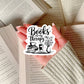 Books are My Therapy – 3" Waterproof Bookish Sticker with Holo Overlay – Reading, Books, Reader Gift, Book Lover