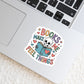 Books Make Me Feel Things – 3" Waterproof Bookish Sticker with Holo Overlay – Reading, Books, Reader Gift, Book Lover, Bookstore
