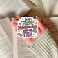In a Toxic Relationship with my TBR – 3" Waterproof Bookish Sticker with Holo Overlay – Reading, Books, Reader Gift, Book Lover