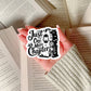Just One More Chapter Book Stack – 3" Waterproof Bookish Sticker with Holo Overlay – Reading, Books, Reader Gift, Book Lover