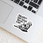 Members Only Anti Social Book Club – 3" Waterproof Bookish Sticker with Holo Overlay – Reading, Books, Reader Gift, Book Lover